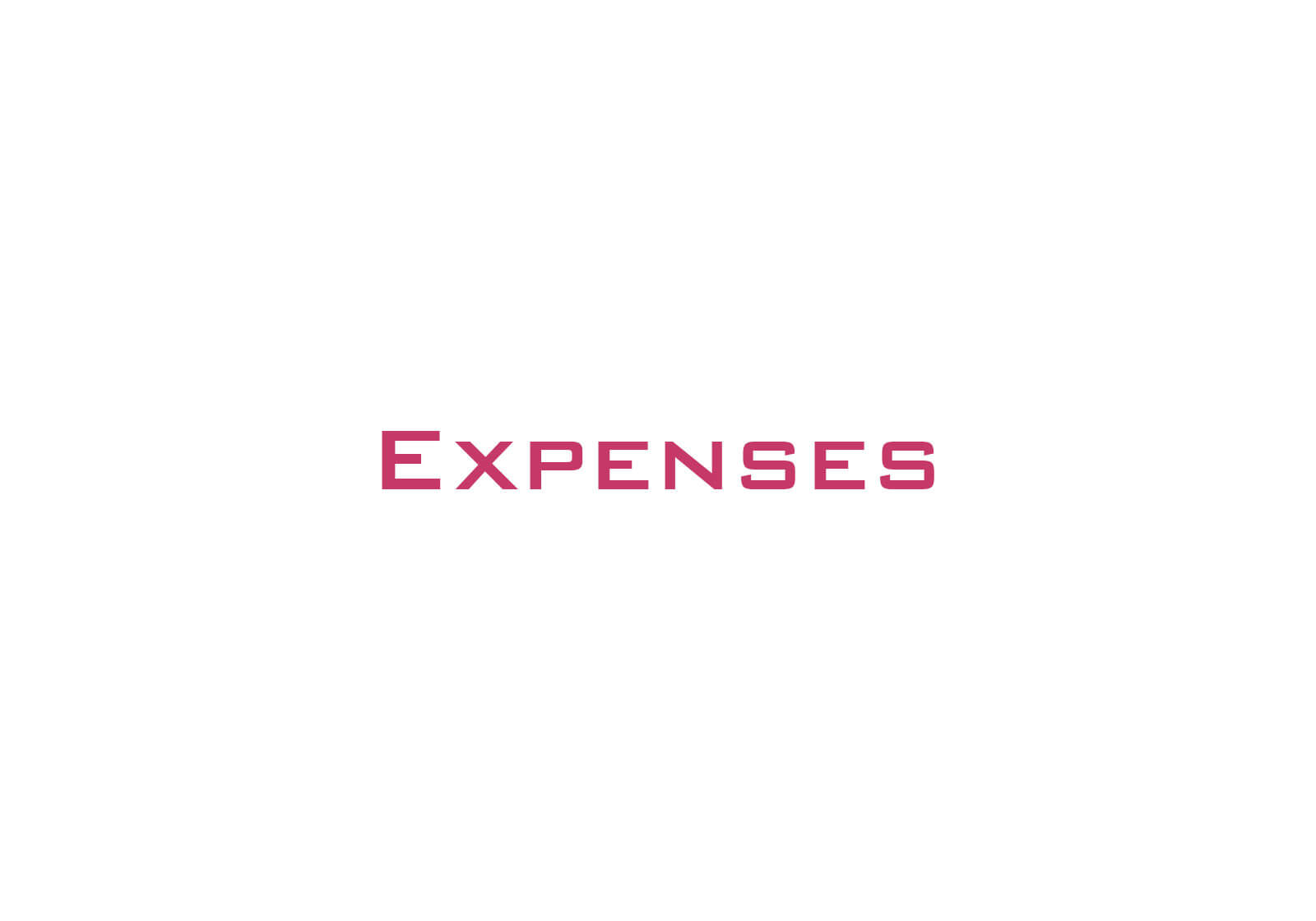 Travel & Accommodation Expenses