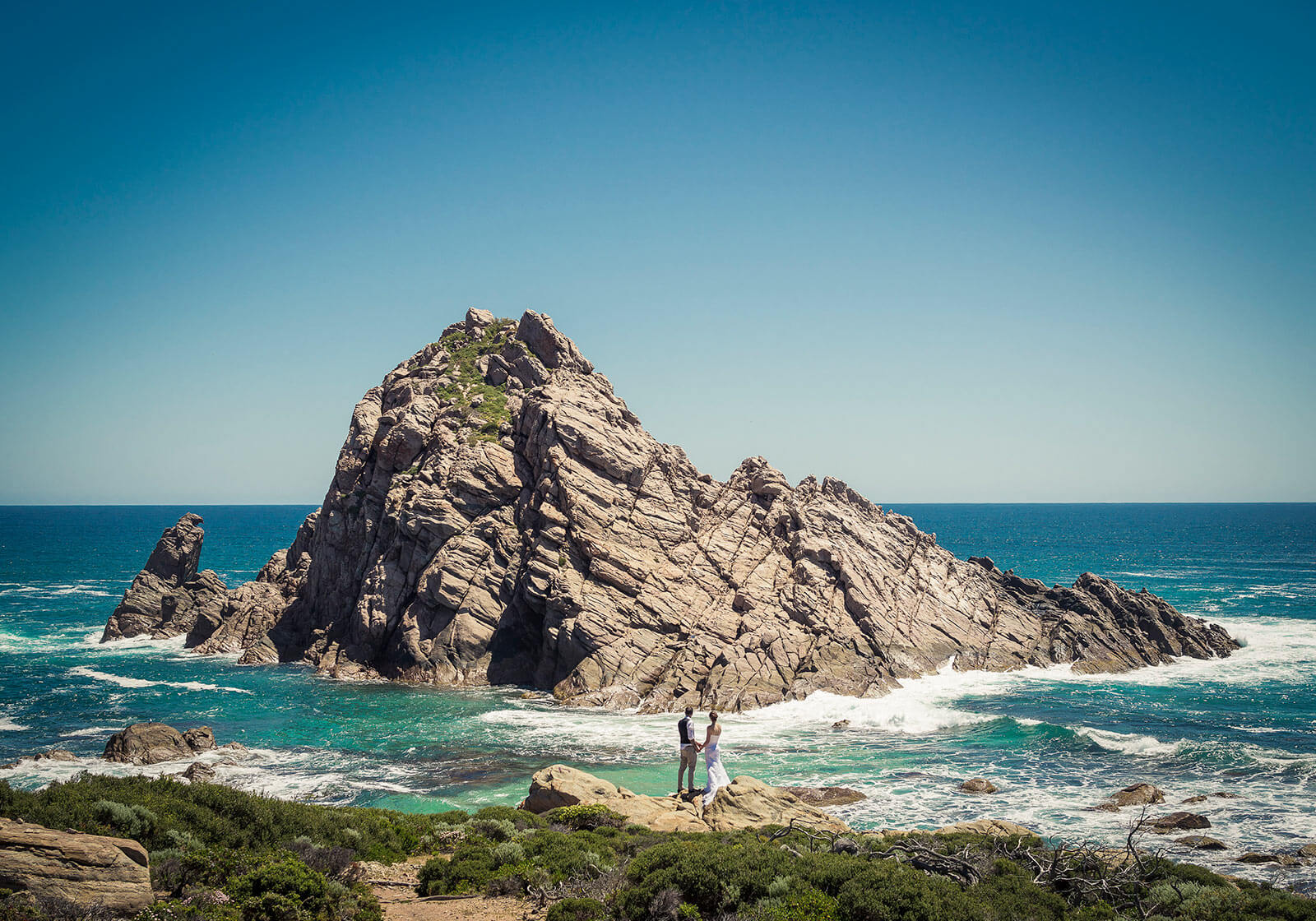 Sugarloaf Rock, Dunsborough Wedding Photography by Peter Adams-Shawn